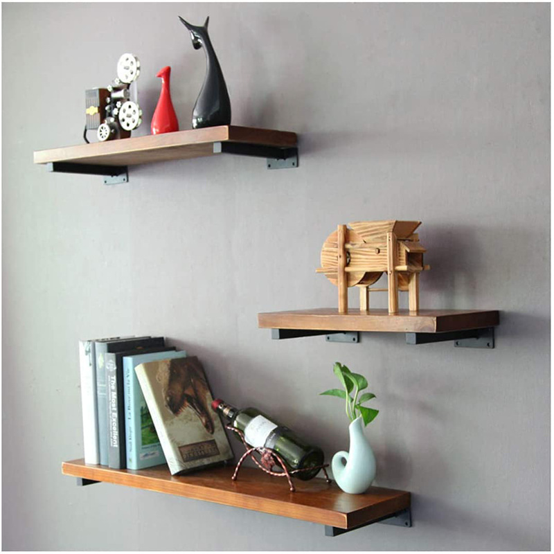 铁艺墙壁三角支架托架书架墙上置物架壁挂隔板承重支撑搁板层板托