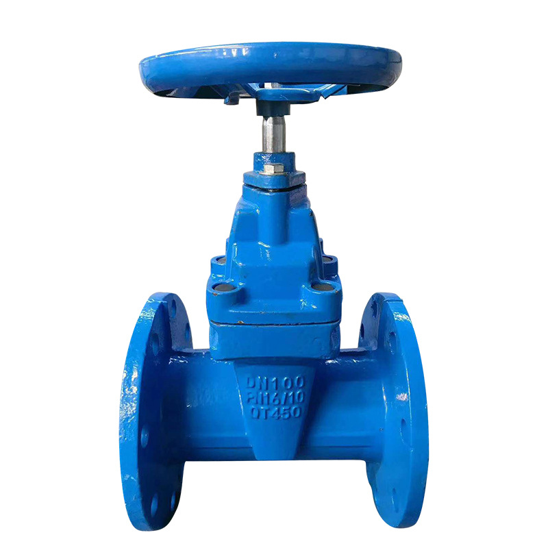 上海 明杆暗杆闸阀z41-16 弹性座封软密封水用法兰 铸铁闸阀dn80