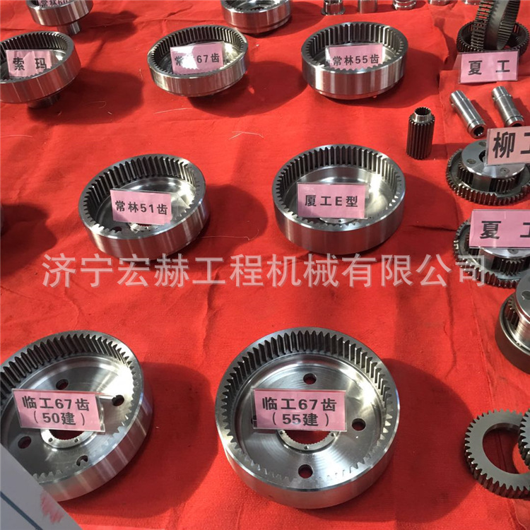 龙工50装载机差速器 主传动 盆角齿 轮边减速器 行星架 摆动支架