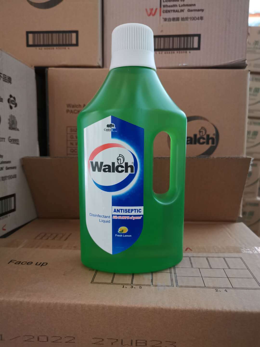 威露士消毒青柠绿瓶衣物家居1l