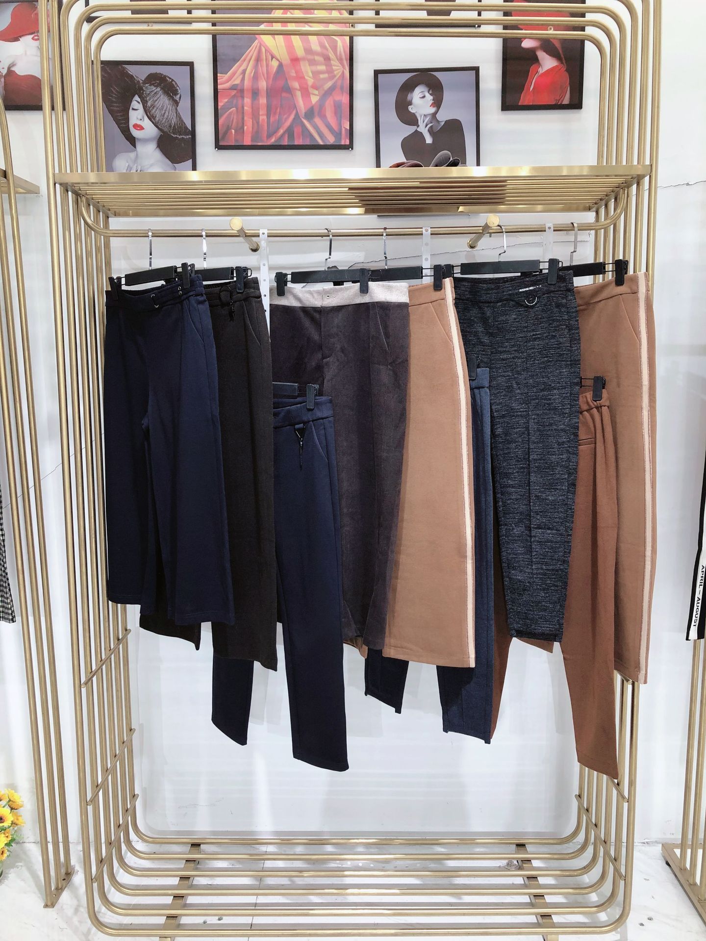 原创设计师品牌折扣女装万之冠22秋冬裤欧洲站实体地直播货源走份