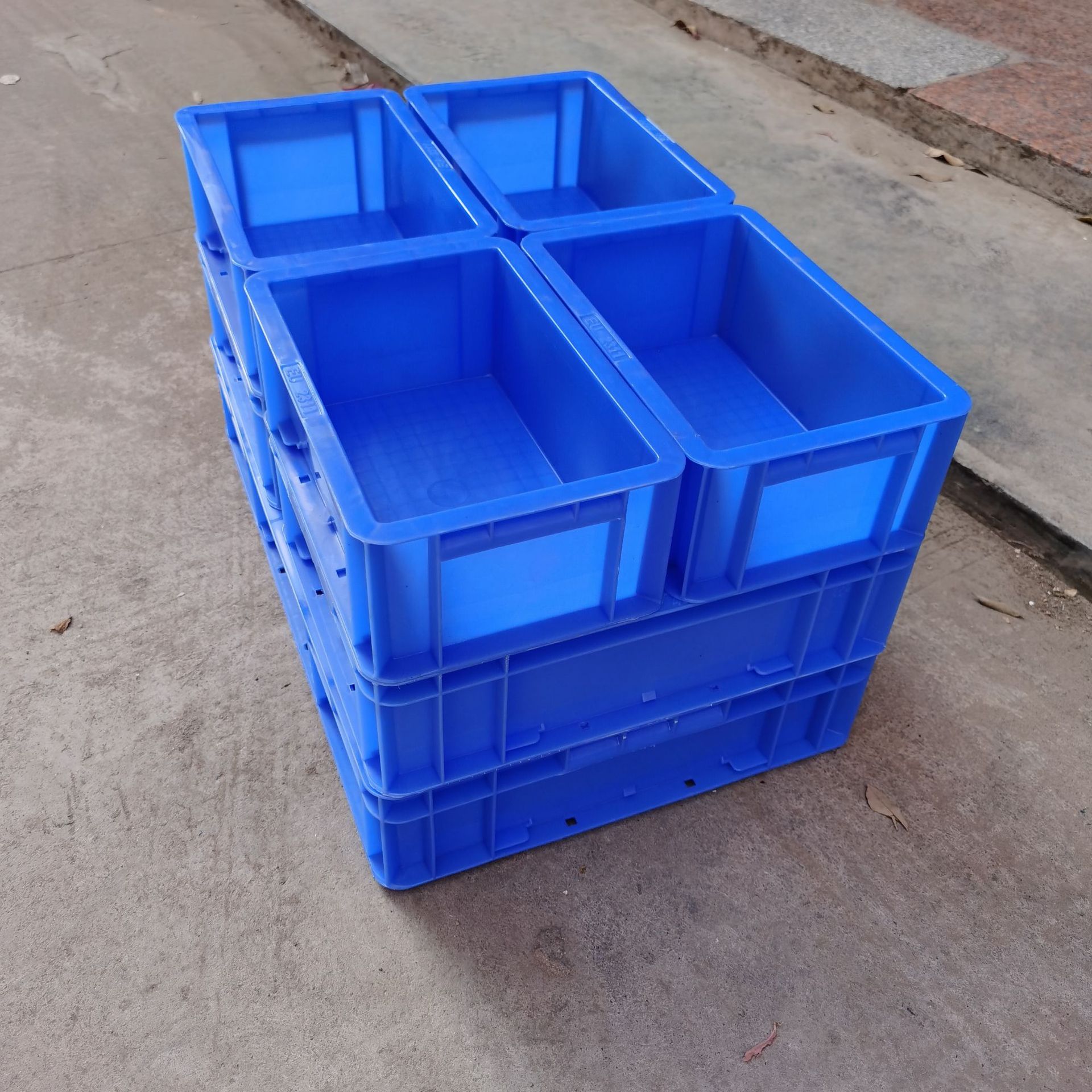 塑料eu箱塑胶周转箱1200400230汽车零件运输箱欧标车间物流箱