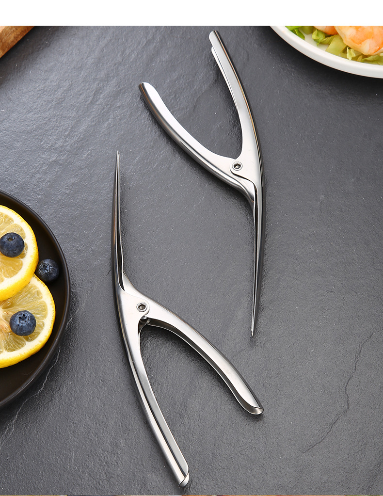 304不锈钢剥虾 实用剥虾钳开虾器剥壳皮皮虾小龙虾厨房小工具