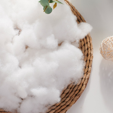 已认证工厂环保机充高弹棉柔软公仔棉枕芯填充棉pp棉再生料