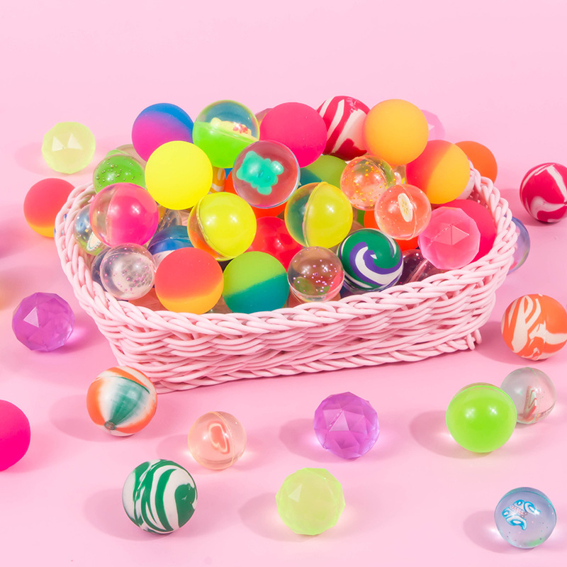 32号弹力球儿童弹跳球类大号小橡皮球实心橡胶弹球弹力球玩具