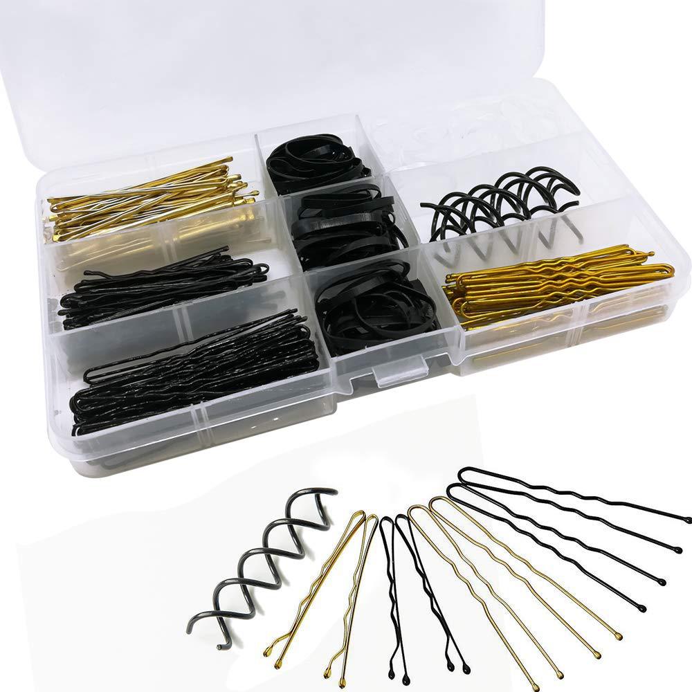 Hair Accessories Headdress Updo Combination Hair Clip Color Rubber Band U-Clips Ornament Wholesale Boxed Hair Elastic Hairpin Set