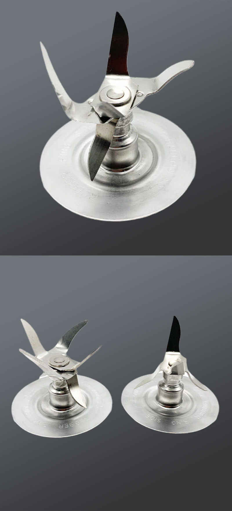 os不锈钢六叶刀果汁机刀片榨汁机打冰刀搅拌机配件适合oster