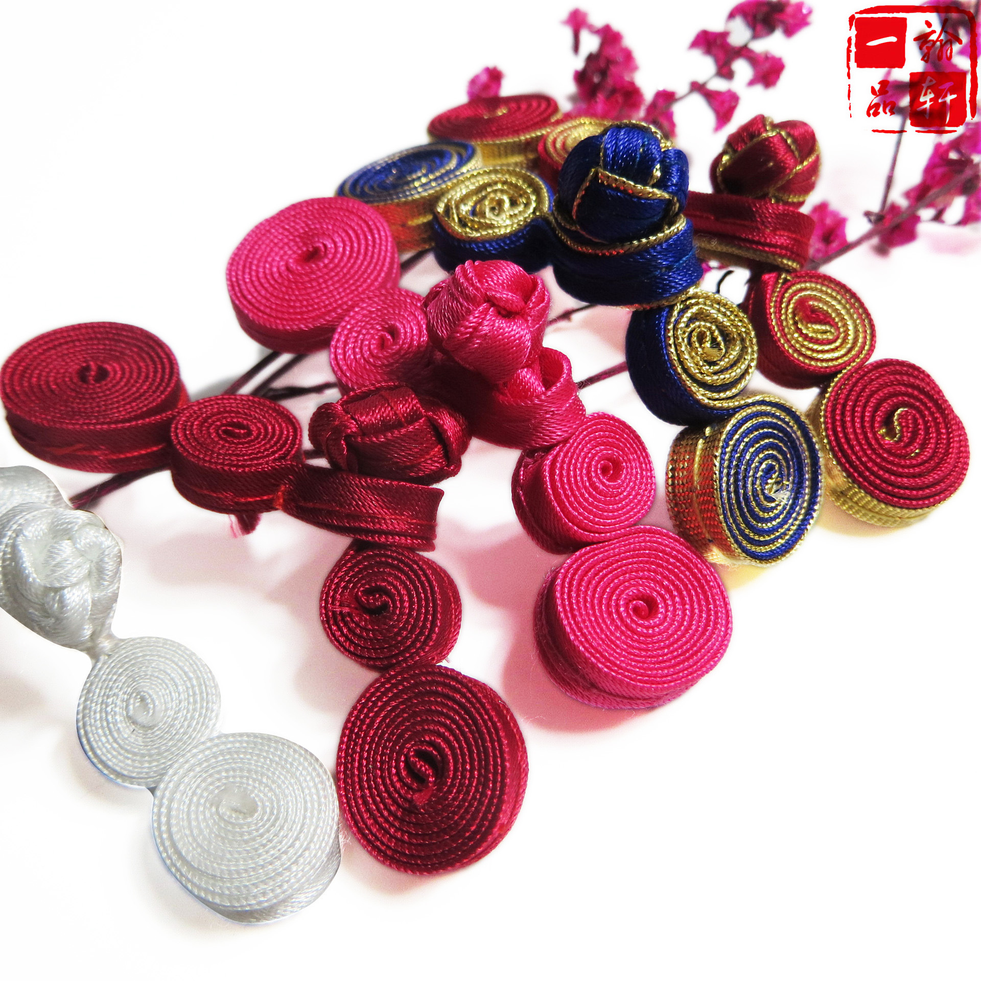 中式手缝二轮葫芦盘扣手工旗袍扣两轮布扣衣扣超仙女装饰儿童唐装