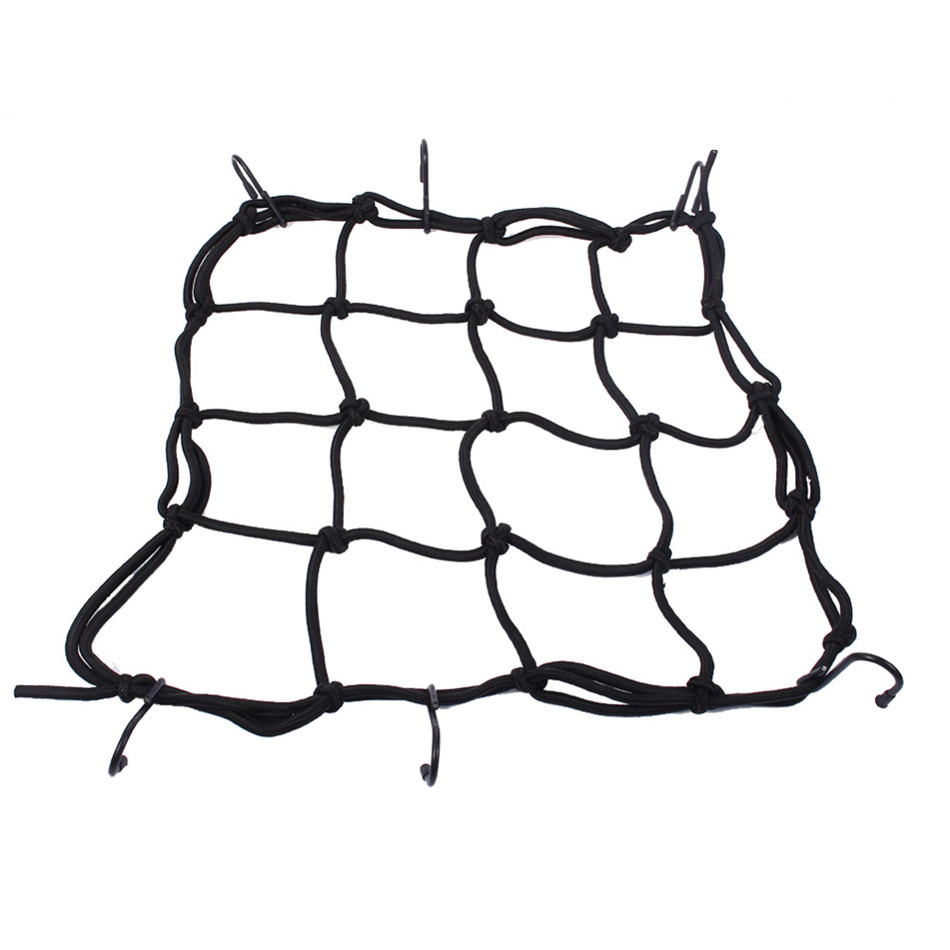 摩托车改装配件油箱网兜行李网摩托车头盔网兜杂物网小号20*20cm