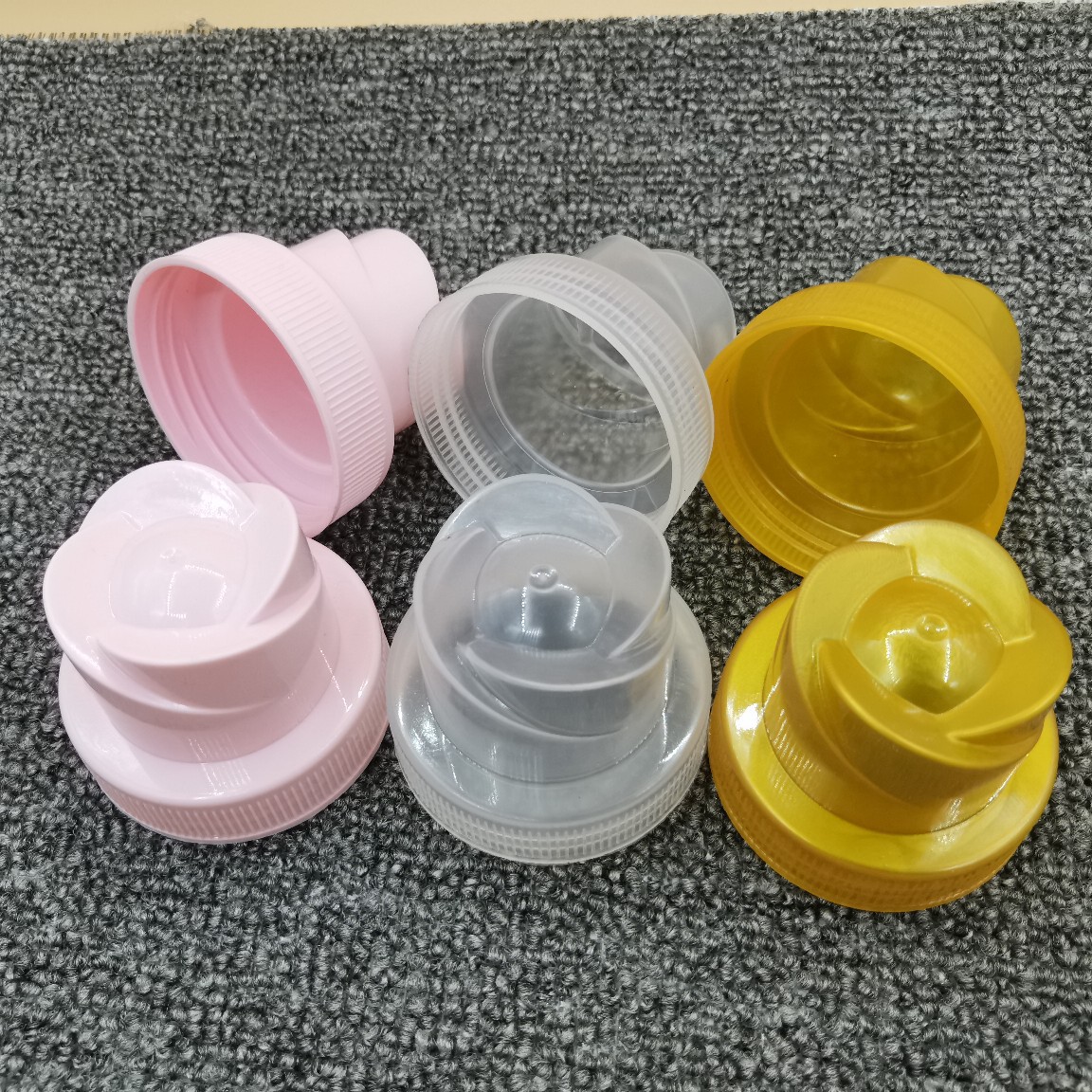 厂家现货供应 塑料盖淘宝洗衣液盖子123升洗衣液塑料花型外盖