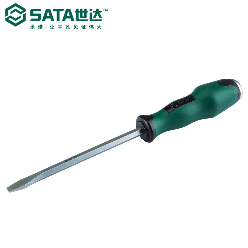 sata/世达t系列a系列一字形穿心螺丝批61603-61608/61613螺丝刀