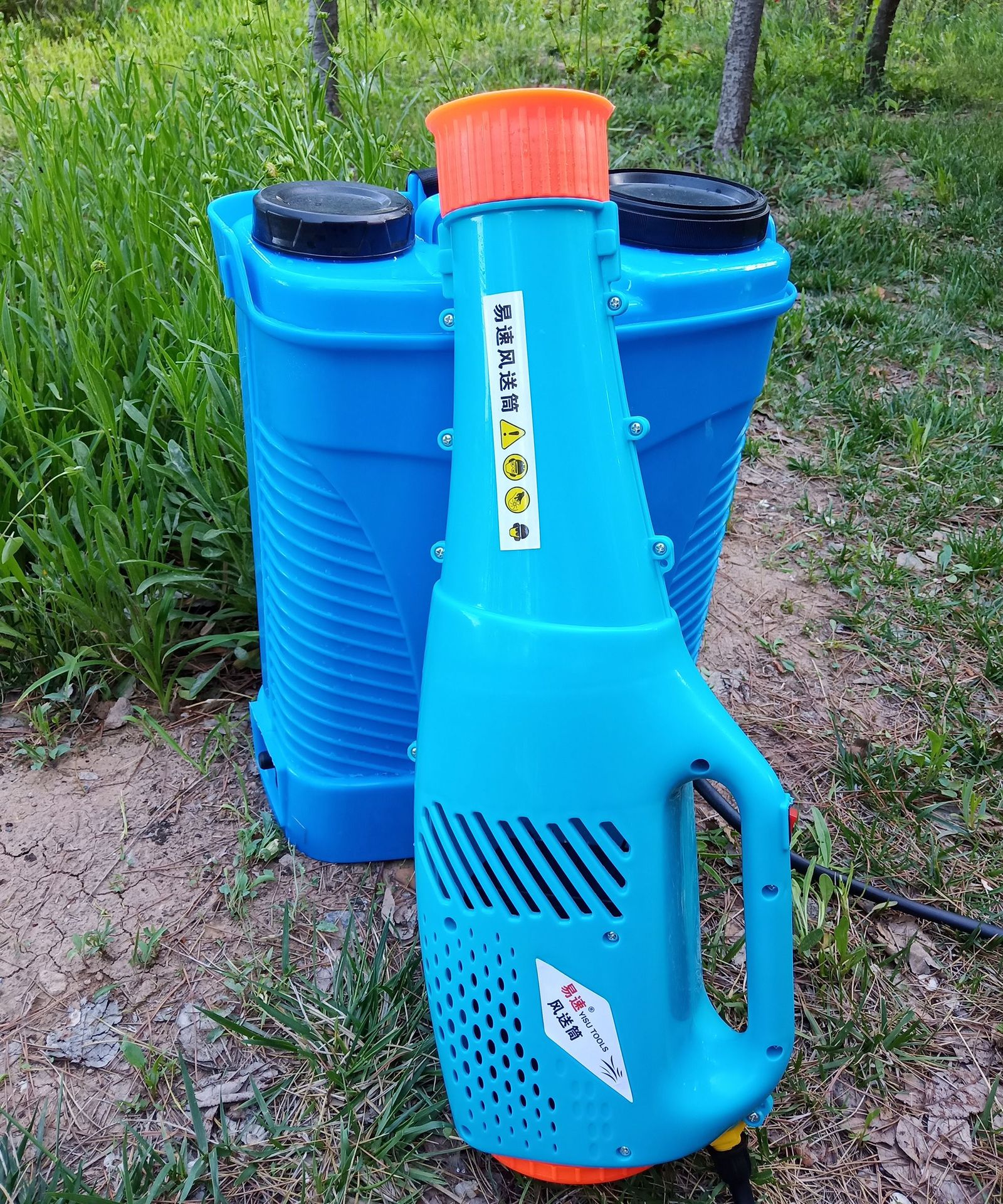 易速超强风送筒可装电池送风筒电动喷雾器风送机农用打药机弥雾机