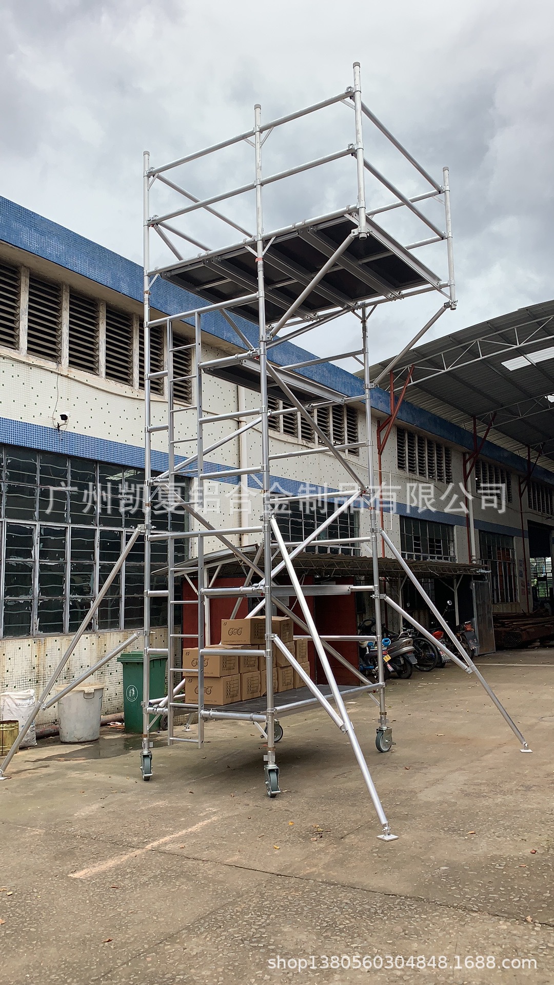 悬空延伸铝合金脚手架商场酒店维修用悬空架欢迎订购