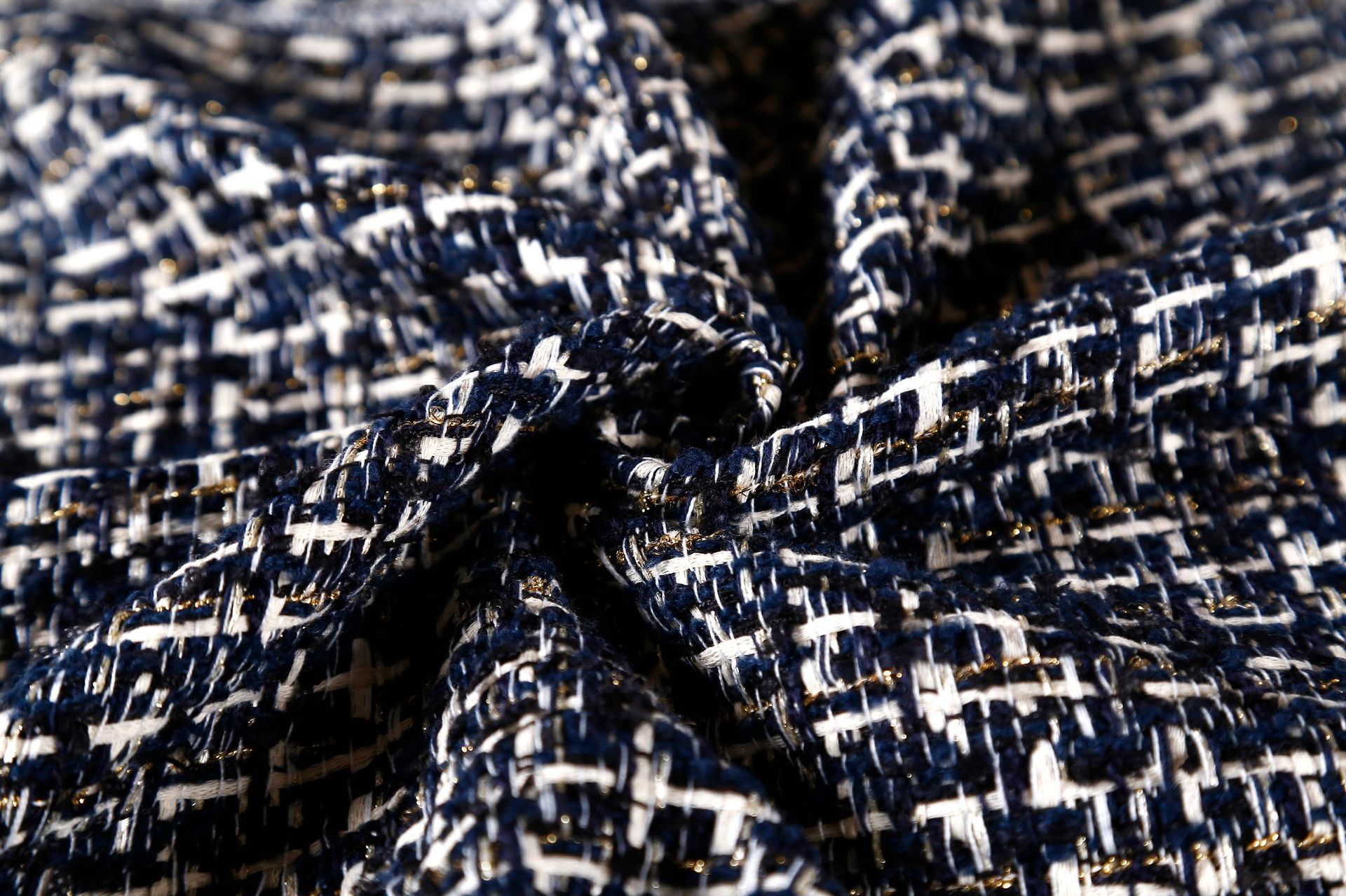 33136小香风布料 粗纺编织花呢 小香风外套布料时装布料半身裙布