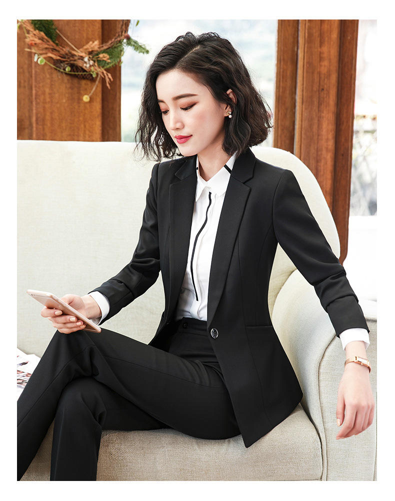 小西装套装女士正装工作服时尚韩版上班工装气质干练职业装潮春秋