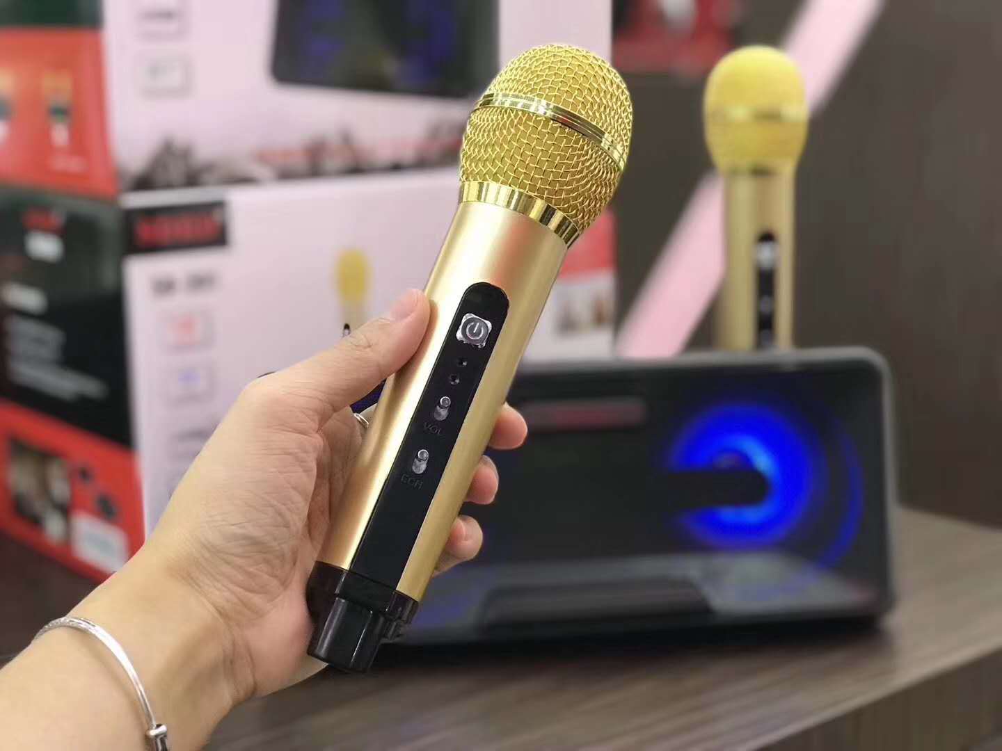 sd301蓝牙音箱家庭ktv一体机手持麦克风双人合唱k歌2020新款sdrd