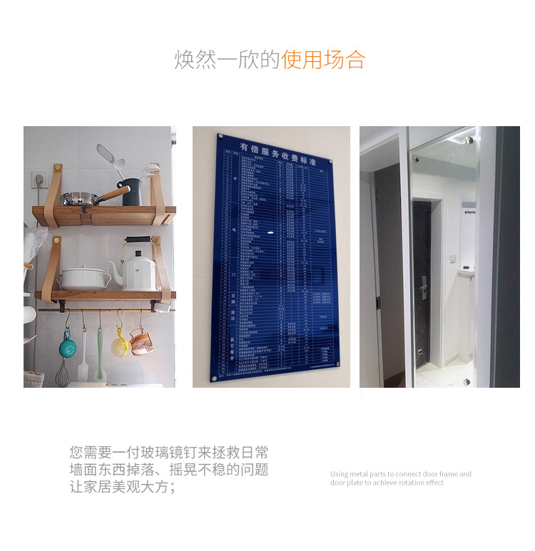 纯铜镜钉装饰盖玻璃钉亚克力螺丝盖扣盖帽固定加厚广告钉不锈钢