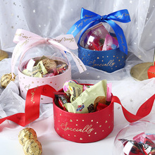 新款婚礼半球透明喜糖盒亚克力糖盒创意元旦圣诞节伴手礼盒包装盒