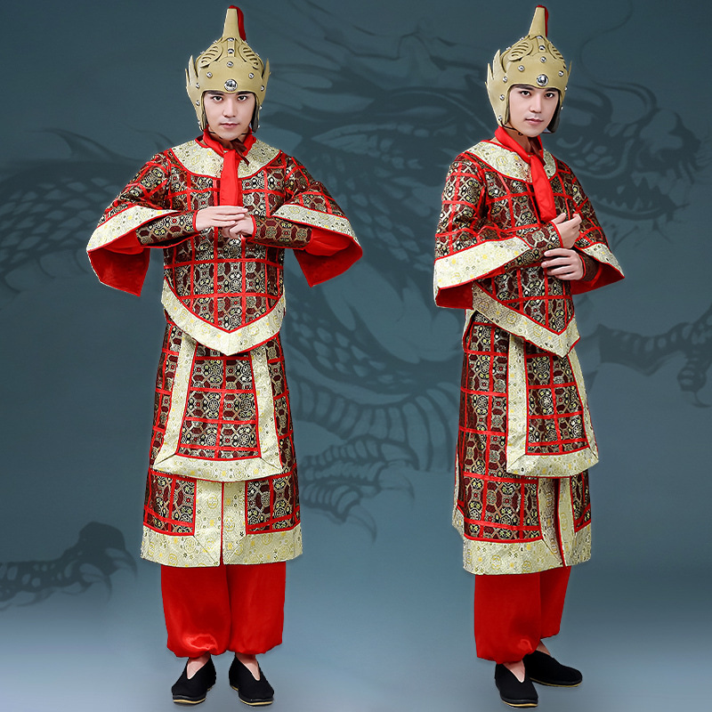 三国铠甲服装将军盔甲战袍古装盔甲演出影视将军服勇士兵服包邮