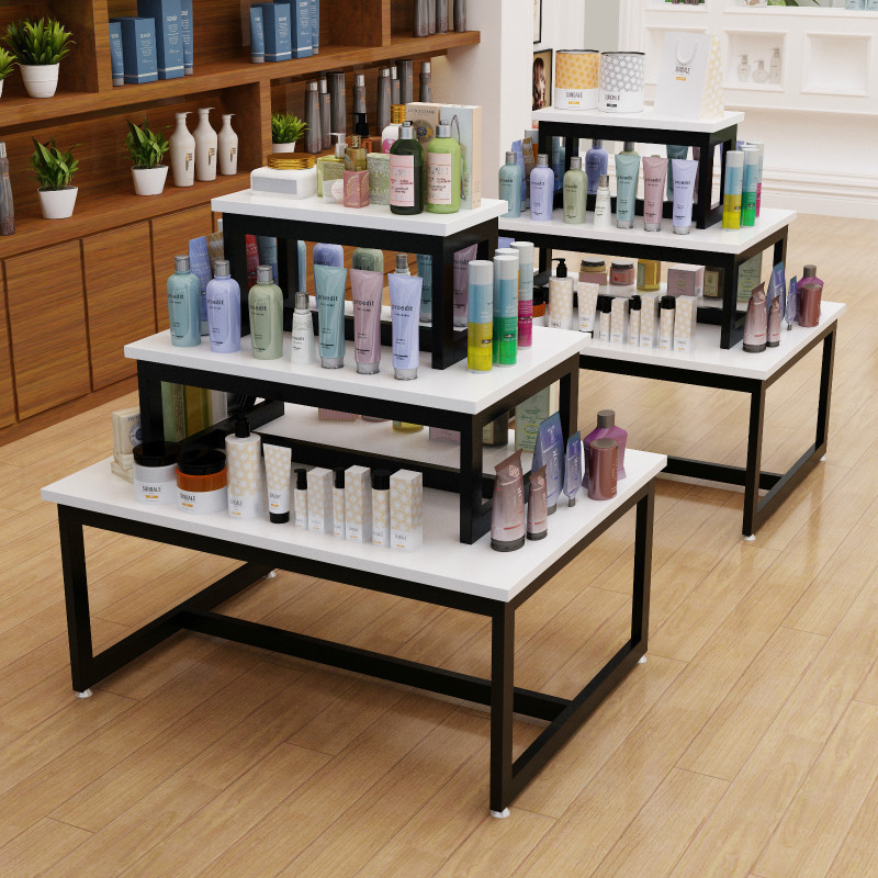 超市中岛架便利店展架堆头化妆品店文具店母婴店货架鞋店鞋架