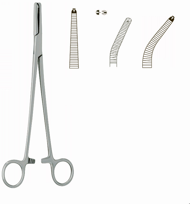 不锈钢组织钳 国际制式医用组织钳 腹膜钳 腹部外科手术钳