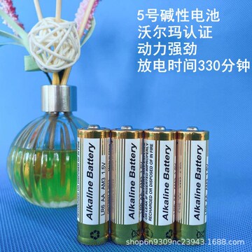 碱性电池5号干电池7号电池一次性电池沃尔玛认证可出口aa钢壳电池