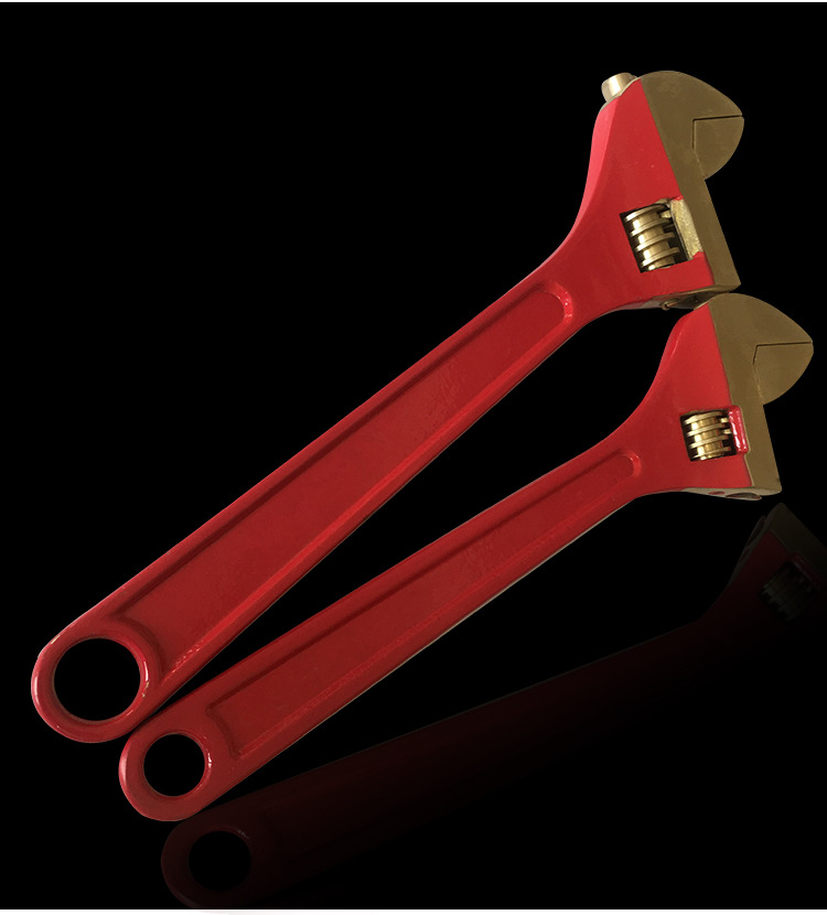 铝青铜活口防爆扳手石油防爆活扳手防爆工具手动开口活扳手