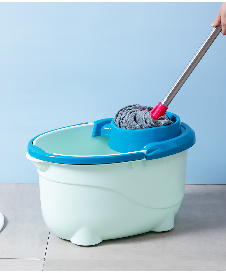家用手动挤水桶手压地拖桶拖地拖把桶塑料旋转拧水单桶墩布桶