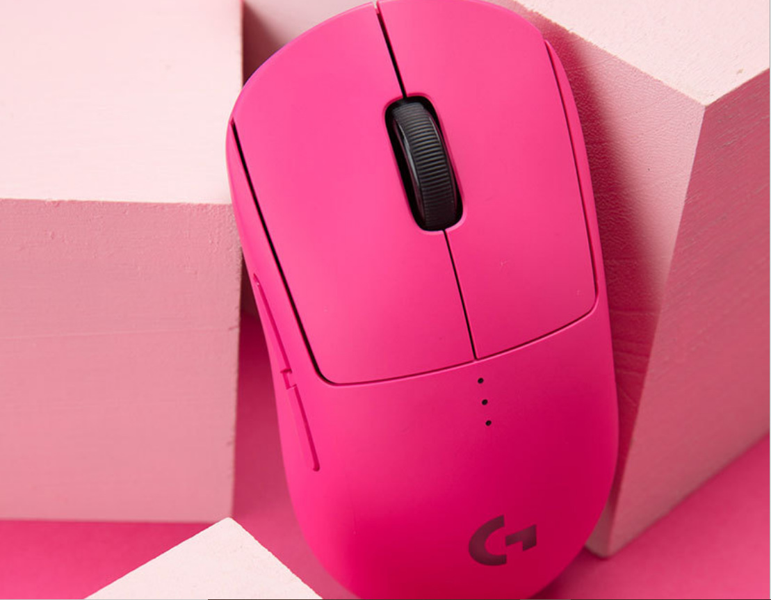 罗技pro wireless粉色gpw无线游戏鼠标电竞无线充电双模 狗屁王