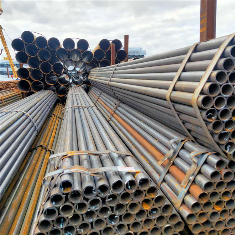 保山现货批发q235直缝焊接钢管 外径88.5*4mm注浆管铁管价格 圆管