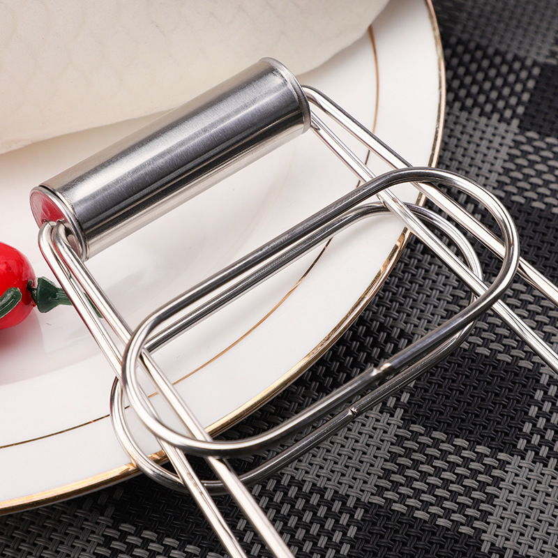 不锈钢蒸夹菜提盘夹 碗夹子防烫砂锅取碗夹 厨房小工具 取盘夹器