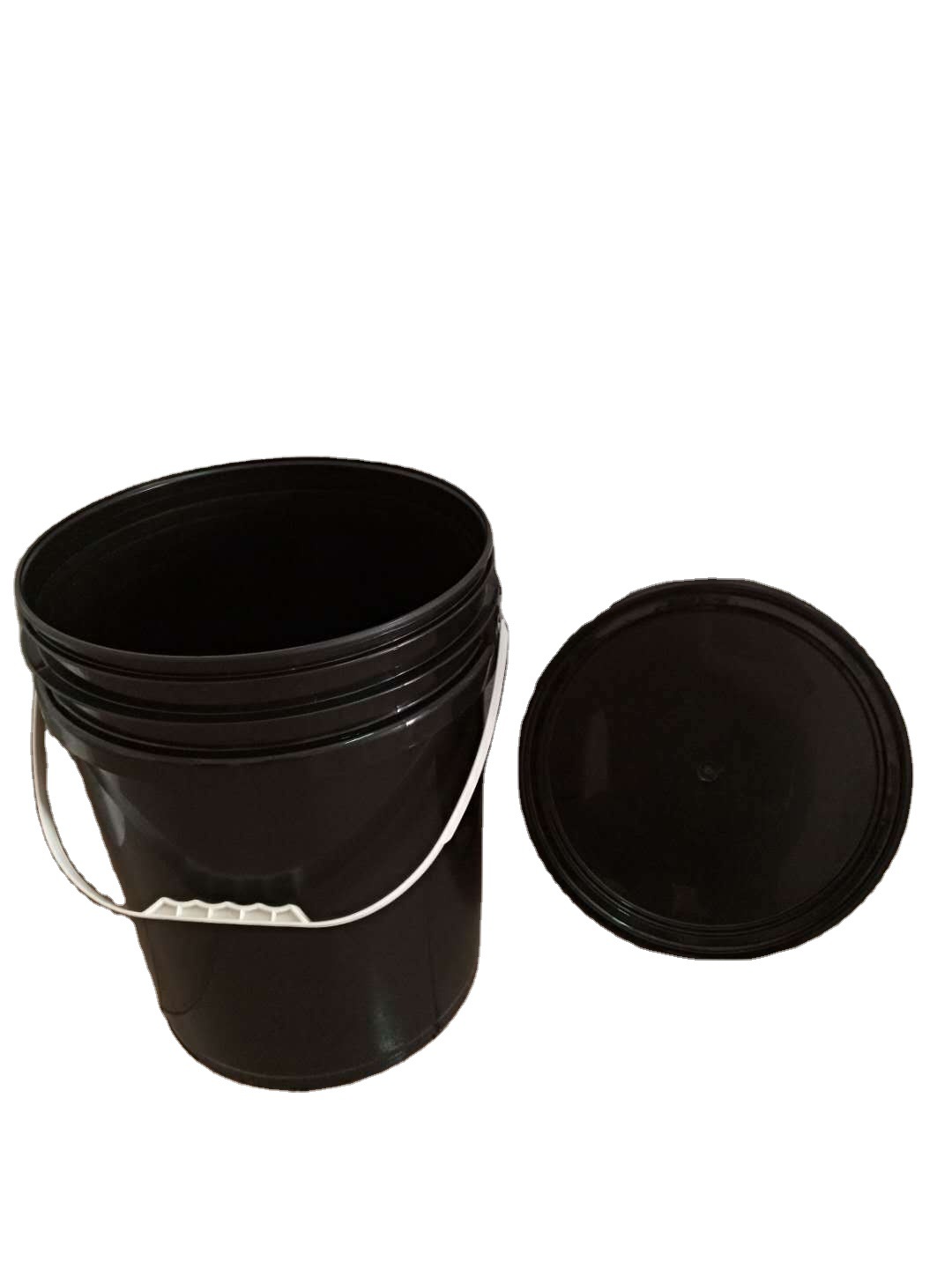 20公斤黑色油墨桶20升黑色塑料桶20l胶桶塑胶桶20kg涂料桶