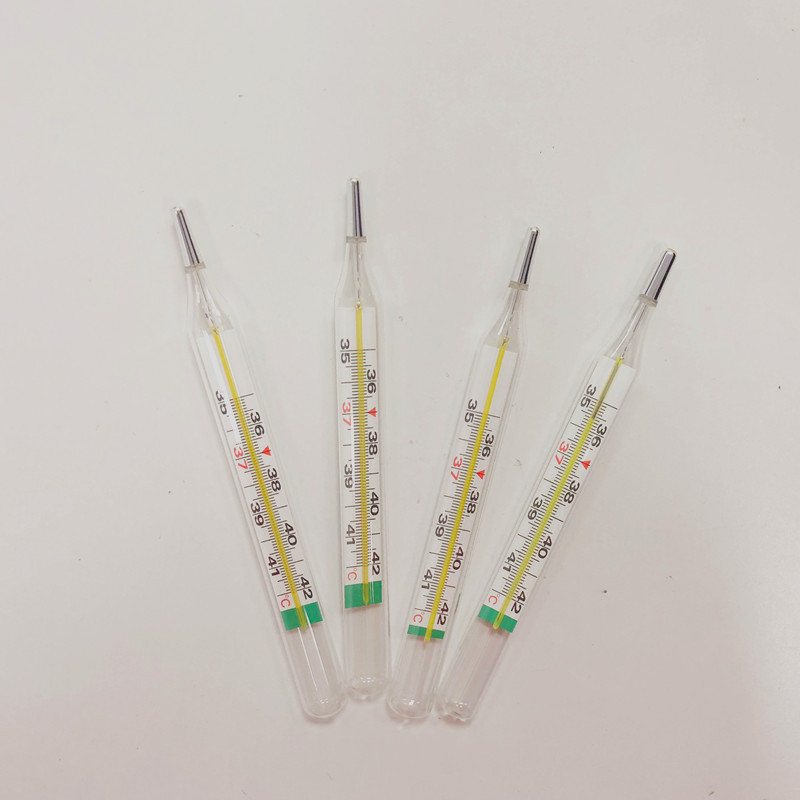 龙灿良度牌厂家直发无汞玻璃体温计腋下大表测量现货发烧