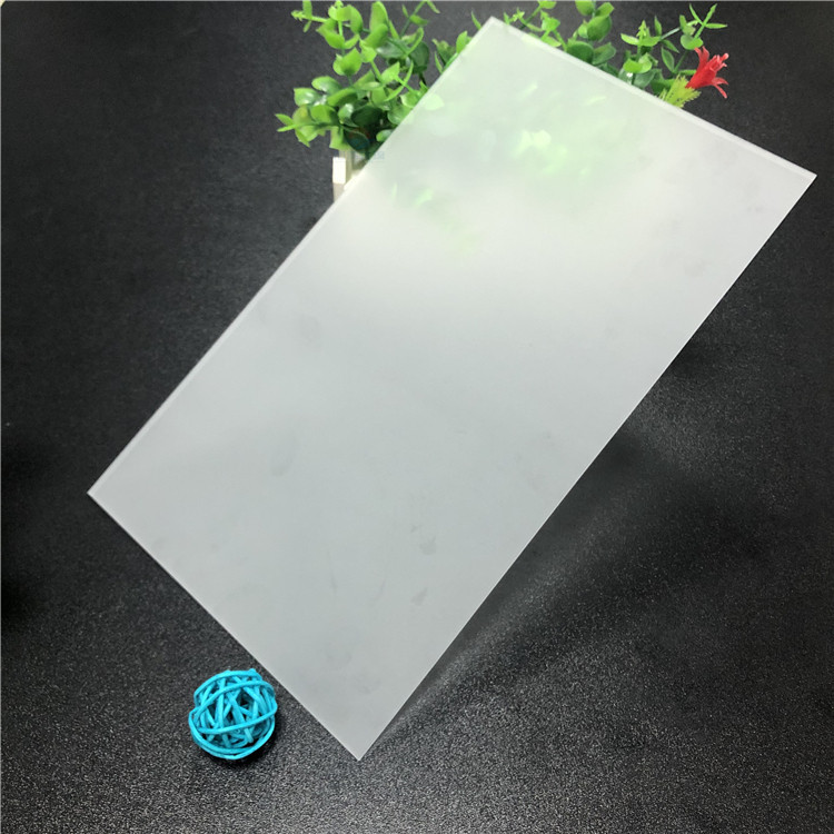 1mm双面磨砂玻璃 磨砂钢化玻璃 表面可丝印加工 半钢化加工玻璃