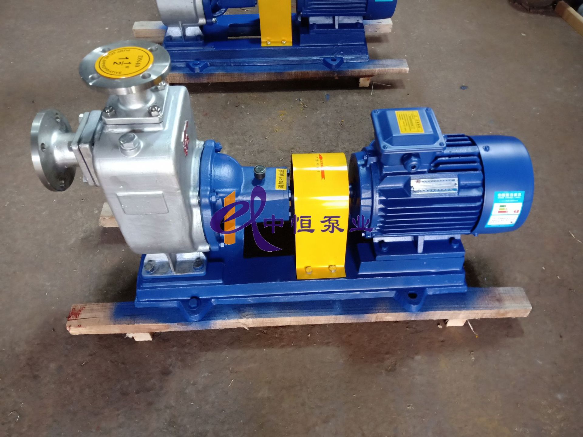 中恒泵业自吸无堵塞排污泵(zwzwp)不锈钢化工离心泵污水污泥泵