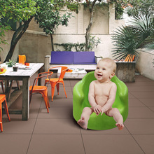 创意PU自结皮婴儿餐椅便携小凳子高密度发泡儿童吃饭座椅厂家