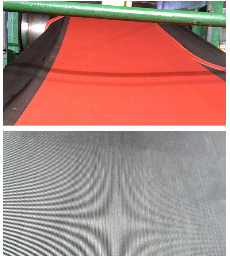 定制车辆防滑条纹橡胶板 体育场所宾馆丁苯橡胶毯 走道铺设橡胶板