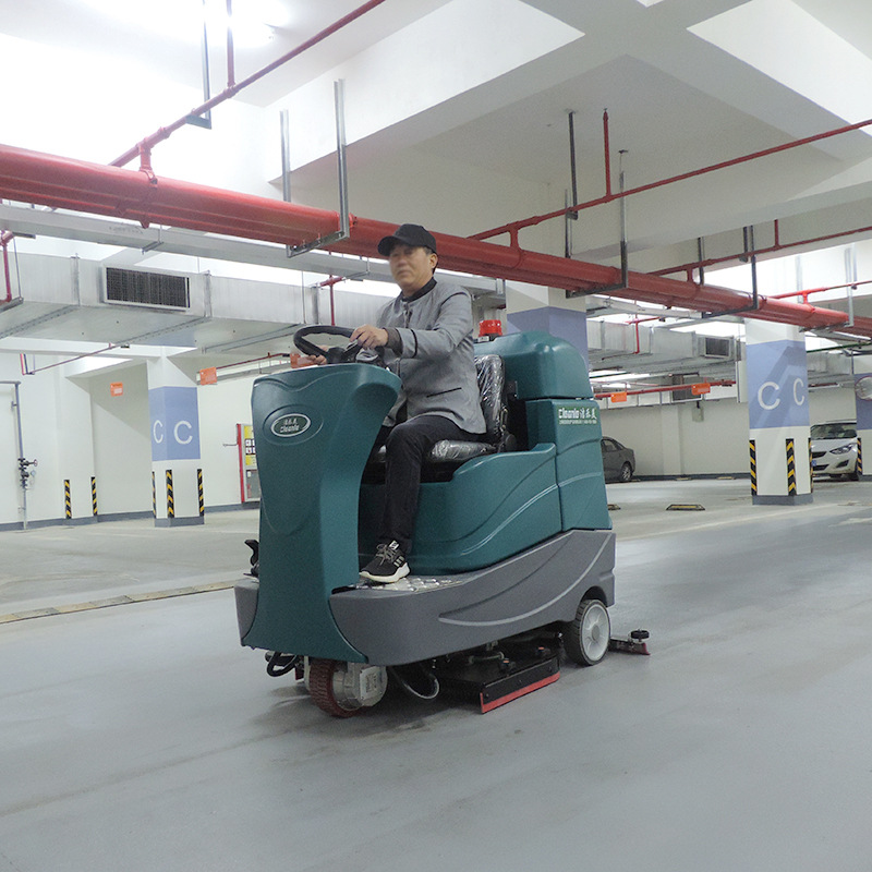 洗地机驾驶式 地库小区物业地下车库停车场用驾驶式洗地机洗地车