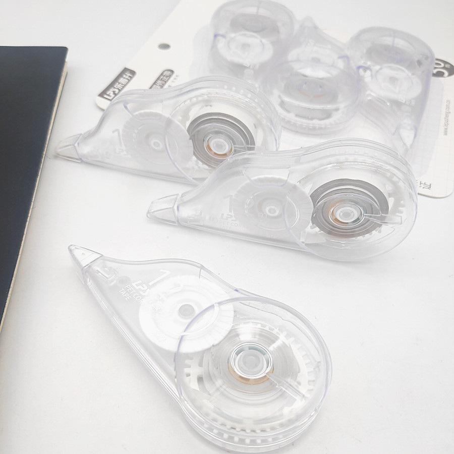 乐普升9229-3修正带三支装大容量简约学生涂改带改正带透明改错带