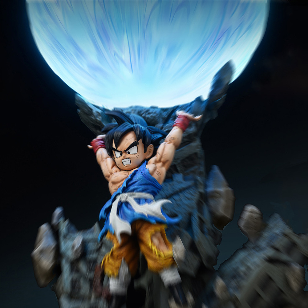 三雷gk 厂家定制元气弹悟空七龙珠系列gk手办模型雕像