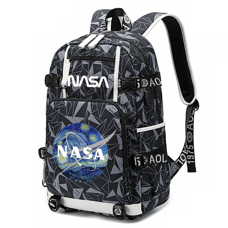 nasa宇航员背包男ins潮牌潮流港风ins超火双肩包学生书包大容量
