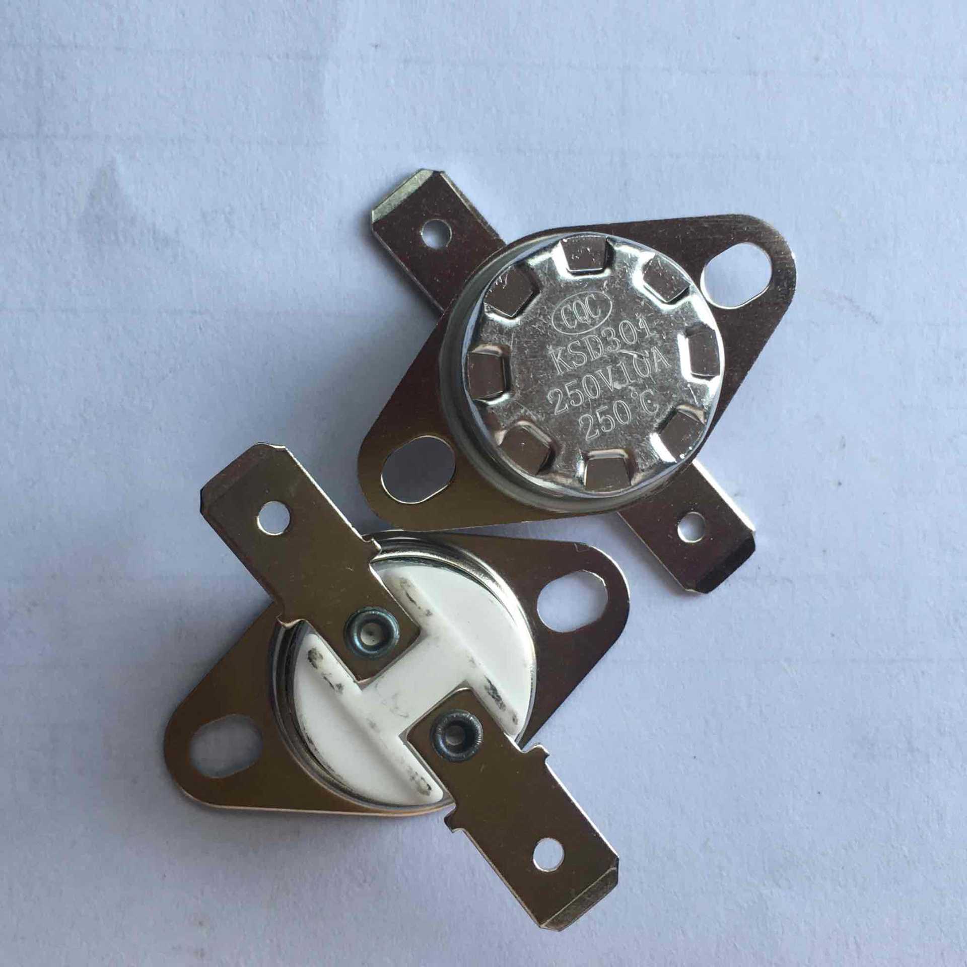 250度常开,260度常闭消毒烟雾机采用ksd301温控开关