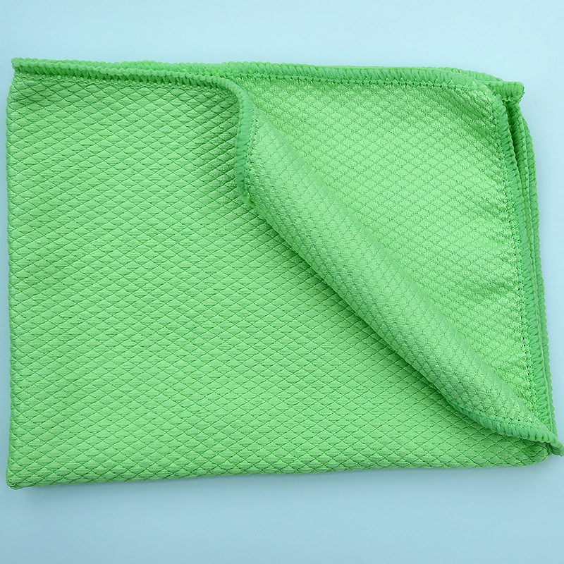 厂家直供鱼鳞布清洁布 洗碗布 擦车布 吸水性好 百洁布 抹布