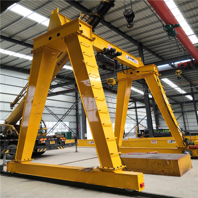 万力电动龙门吊 单梁双梁门式起重机 mh型电动葫芦门式起重机