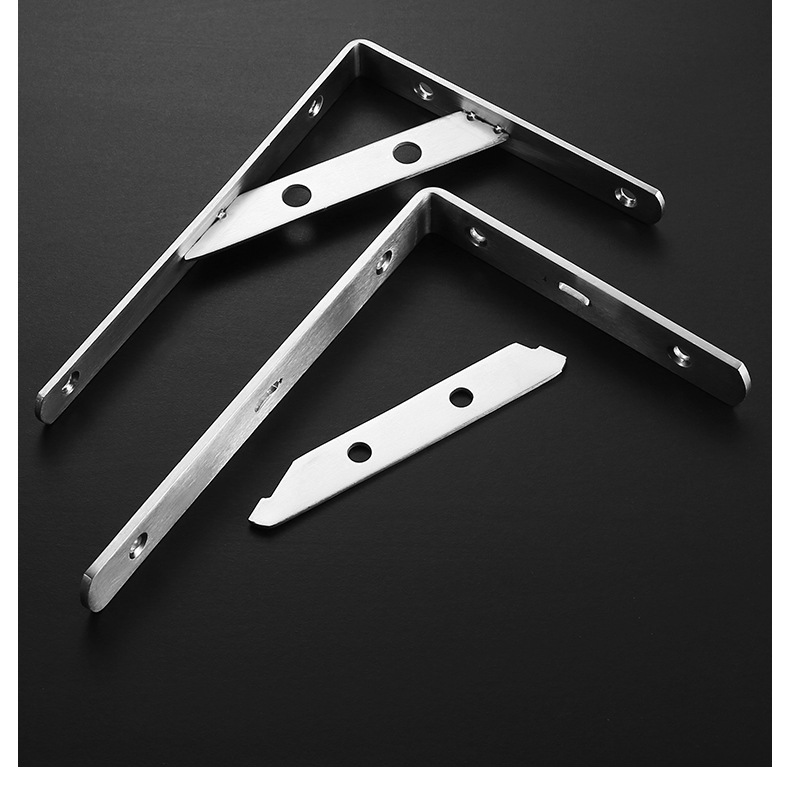 不锈钢三角支架托架三角支撑铁架墙上置物架层直角固定三脚架支架