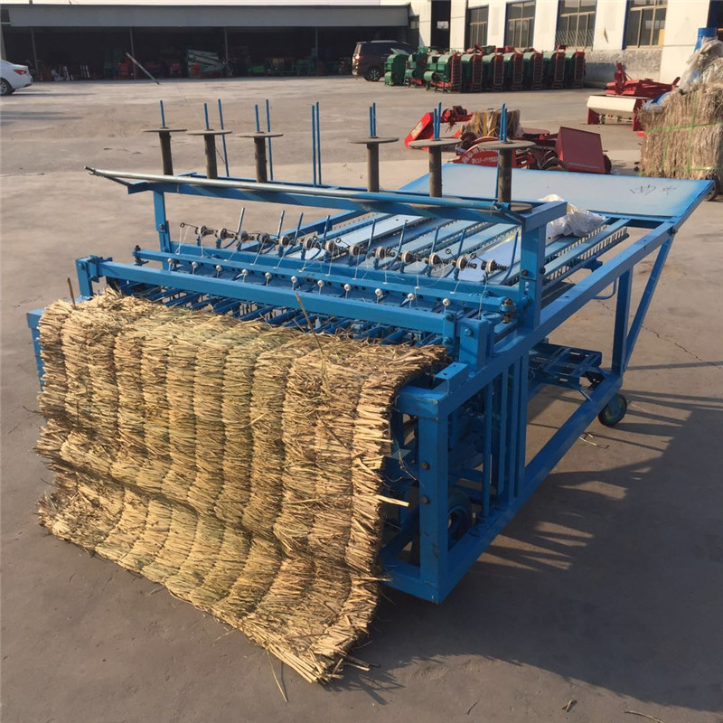 5米自动稻草芦苇编织机 电动草帘机厂家-阿里巴巴
