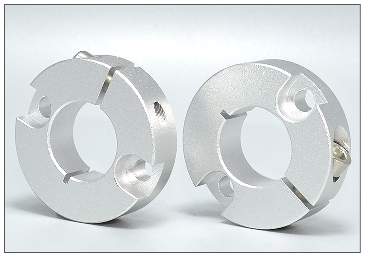 scsg开口固定环沉孔双孔固定卡环轴用弹性铝挡圈止推环喉箍定位环