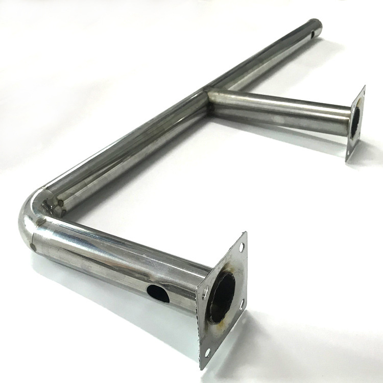 无线网桥l型ap/cpe不锈钢支架80cm长弯型监控壁挂平板天线支架