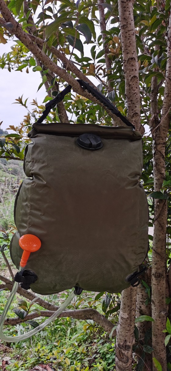 外贸出口 户外野营淋浴袋三层加厚20l