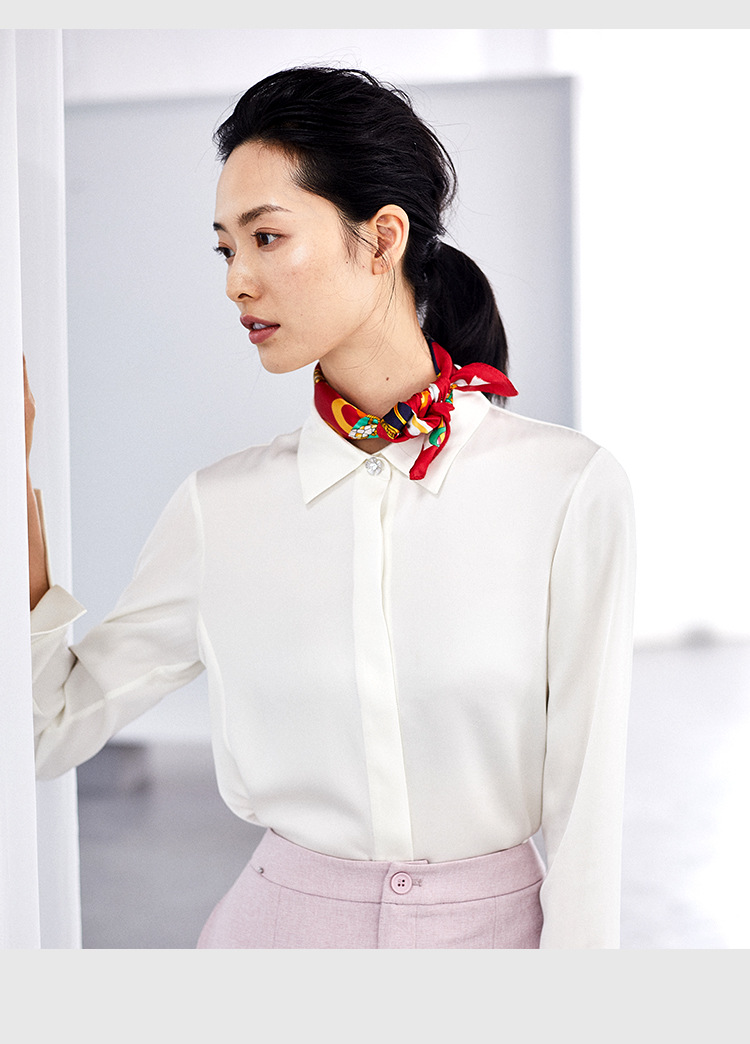 wensli万事利桑蚕丝女士丝巾多用时尚小方巾九色鹿